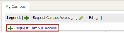 Screenshot of Request Campus Access Icon
